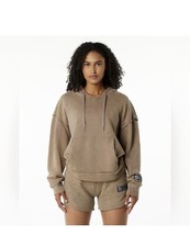 ALPHALETE Women  s Terry Oversized Hoodie - Smokey Quartz ,Size Medium
