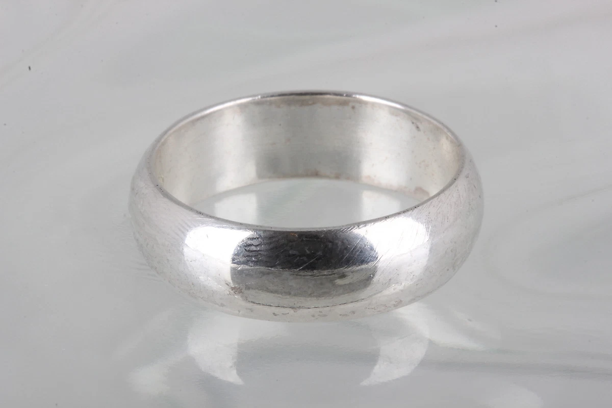 STERLING SILVER IBB TH BAND RING 925 FINE 4472