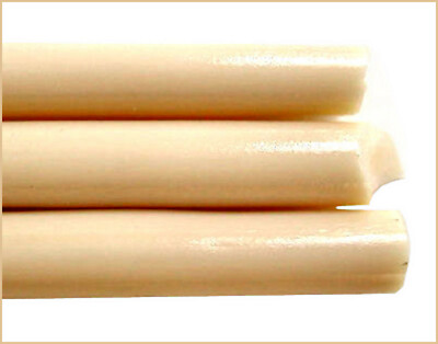 Helles Elfenbain Pastell (4/5mm) Glasstäbe zum Perlenmachen - Effetre P264