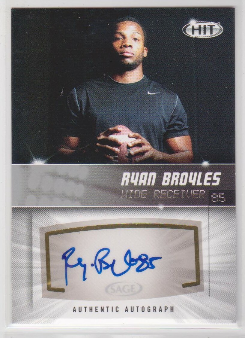 Ryan Broyles SA-GE Hit Autographs #A25 Base
