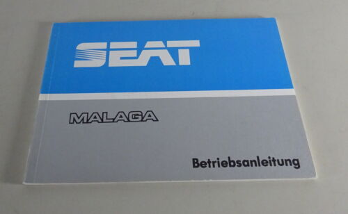 Istruzioni D'Uso / Manuale Seat Malaga Stand 1998 - Afbeelding 1 van 1