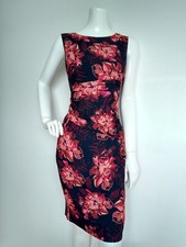 HOBBS dress size 10 --BRAND NEW-- knee length bold floral print