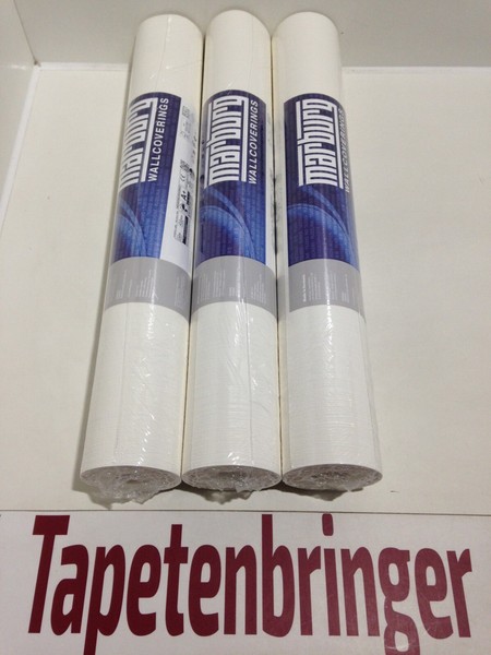 Vliestapete Marburg 3X 56501 (3Rollen) Streifenstruktur Cremeweiß Restposten-image