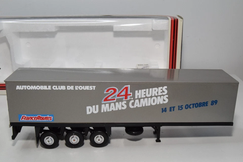 B71 1:43 ELIGOR LBS RENAULT V8 TURBO TRUCK TRAILER 24 ORE DI LE MANS 1989 VNMIB - Immagine 4 di 4