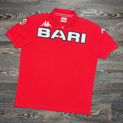 Kappa SSC BARI Italian Serie B Eroi Polo Shirt size XXLarge