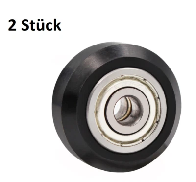 MARKENLOS 2 Stück Führungsrolle Lager V-Slot Rollen Laufrolle Profil Rolle Führungsrad POM