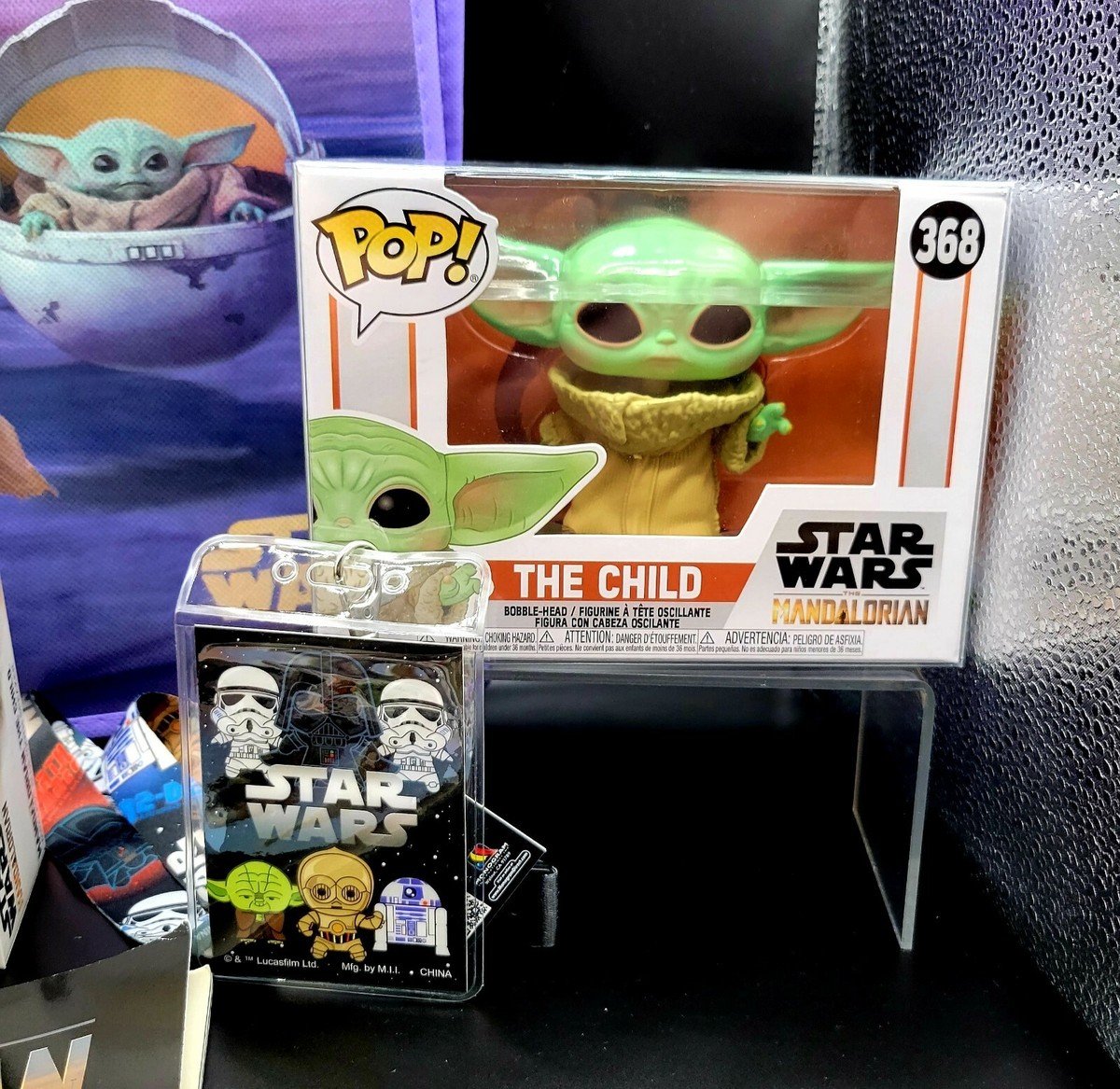 Wondee Mandalorian Baby Yoda Hard Drive Bag 2.5 Hard Case with Design by Grogu - Star Wars Gifts, Official Star Wars Merch