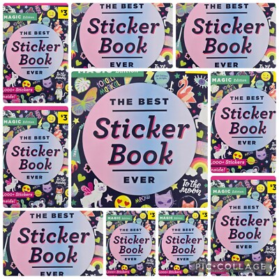 Lot of 10 The Best Sticker Book Ever 1000+ in each New