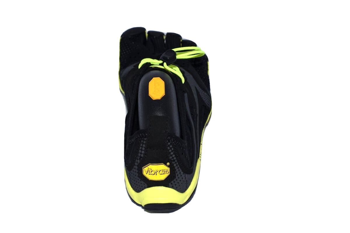 Vibram Five Fingers V-Run Black/Yellow Barefoot Size UK 7-12 (EU
