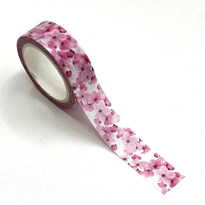 Pink Cherry Blossom Sakura Washi Tape Spring Planners Journals Scrapbooking