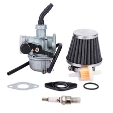 50cc 70cc 90cc 110cc 125cc ATV Dirt Bike Go Kart Carb Carburetor Air Filter Kit