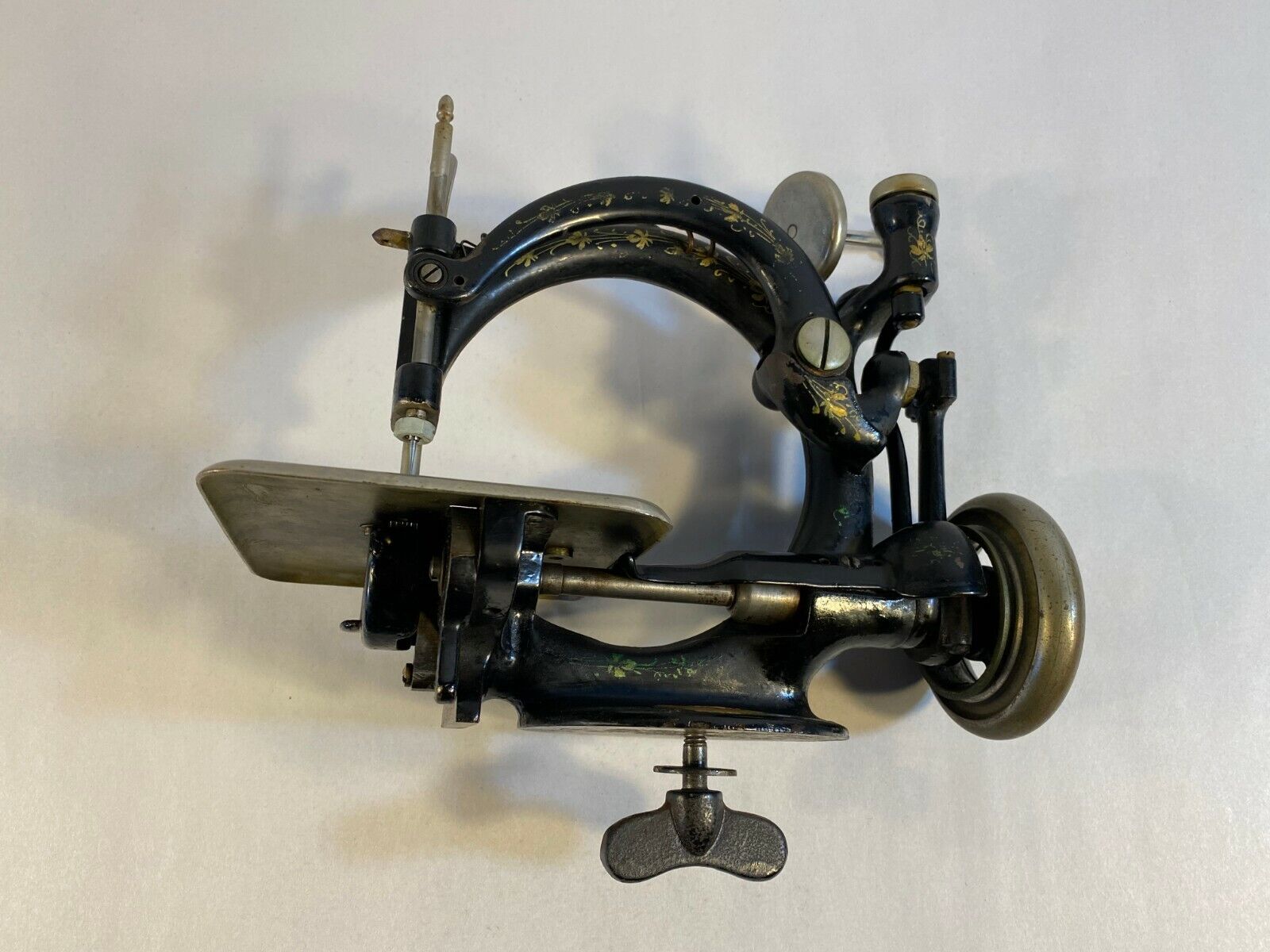 Small Antique National Sewing Machine - B. Eldredge Automatic