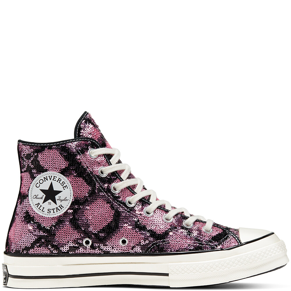 Converse Chuck 70 Hi Snakequins Light Orchid Egret Sneakers 166560c-image