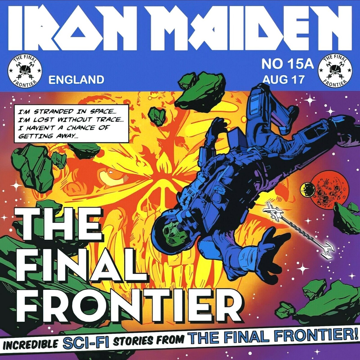 Iron Maiden The Final Frontier SINGLE 12x12 Album Cover