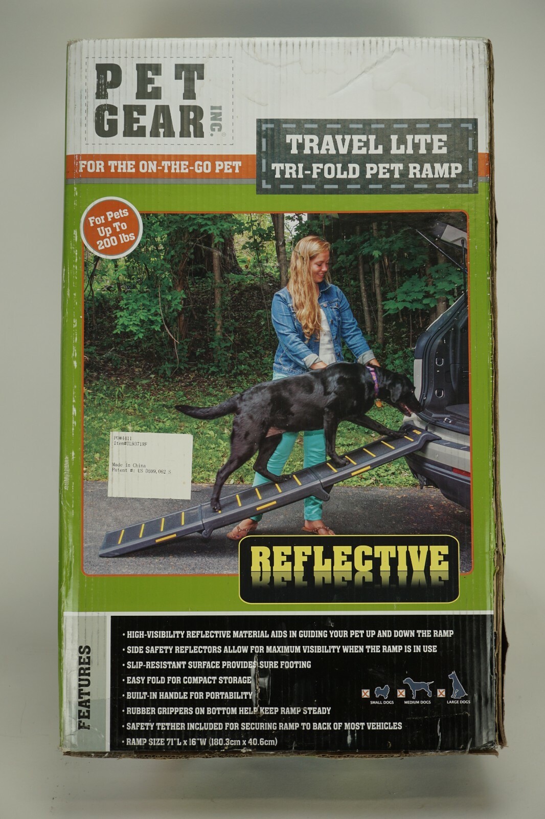 Pet Gear TL9371RF Travel Lite Trifold Reflective Ramp for sale online