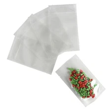 100/500 Clear Stand Up Pouch for Single-Serving Vacuum Seal Food Packaging Bags