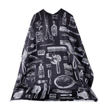 Hair Cutting Cape Large Salon Hairdressing Hairdresser Gown Barber Cloth Black
