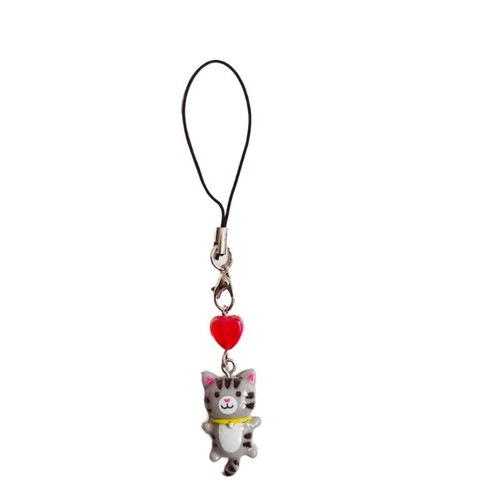 Phone Charm Keychain Heart Phone Strap Lanyard for Women Girls Bag Backpack - Photo 14 sur 16