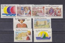 dominica rep 1987,88 ship,two sets,MNH     o1187