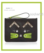 MARC BY MARC JACOBS SCREW'D UP FACES GATO WRISTLET M0007232 NWT $128