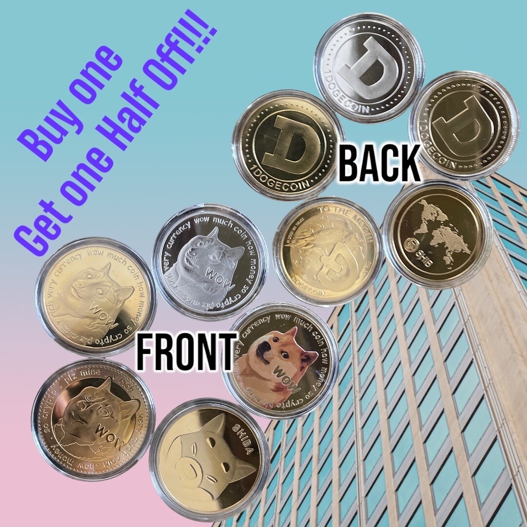 bogo sale best seller 1x Shiba Inu Coin, Doge Coin differen kinds to  choose. NIB | eBay
