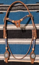 Western horse Futurity Knot headstall with Bling
