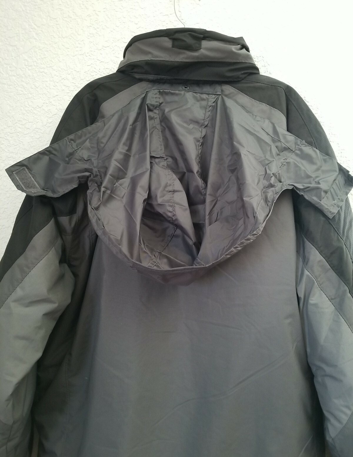 POLAR EDGE Men's Jacket Ski Coat Full Zip Fur Removal Hoodie Size L Gray Used