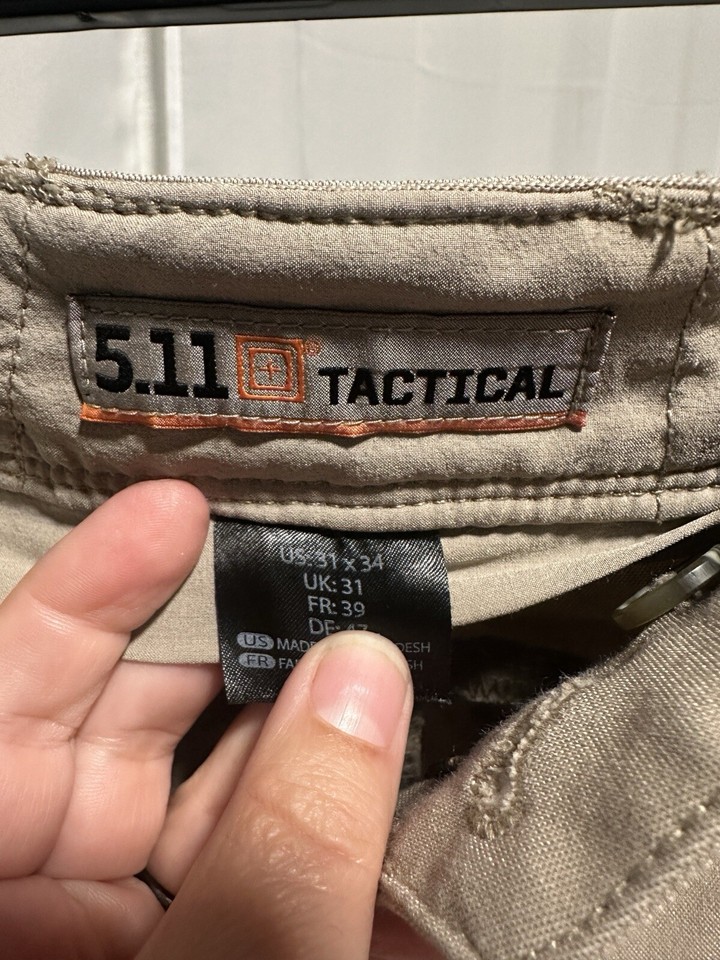 5.11 Tactical Men’s Pants Size 32x36 Khaki eBay