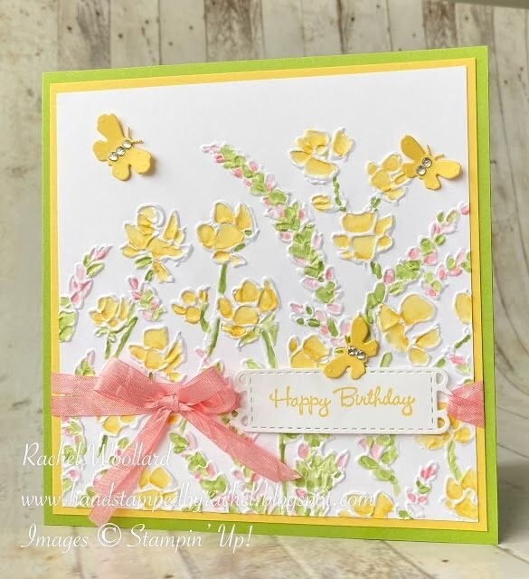 Stampin Up! PAINTED POSIES 3D  Embossing Folder. ***NEW*** #347