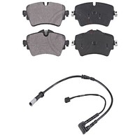 Set BeläGe Schuhe BremsbeläGe + Sensor Hinten FüR Mini Kabriolett R57)