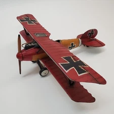 15" Handmade Antique German Albatross D.V Fighter Tin Metal Model Made in France