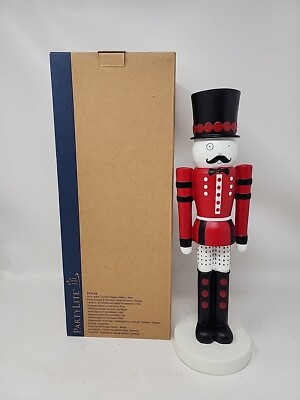 PartyLite Nutcracker Tealight/Taper Candle Holder Red Retired NIB P4F/P92102