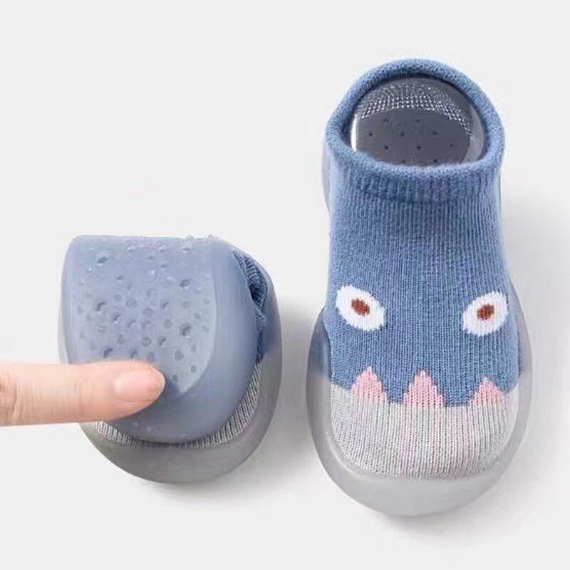 Niñas Niños Bebés Niños Pequeños Calcetines Suela Suave Antideslizantes Planos Zapatillas Zapatos Talla Foto 4 de 4