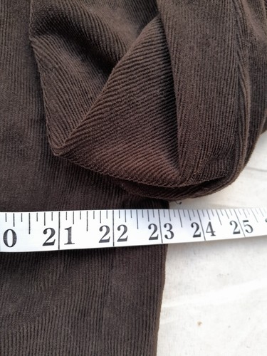 Burberry London corduroy Blazer Womens 16 Brown Cotton Made in Spain EU 52 - Picture 12 of 22