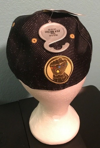 Disney Marvel's Avengers Infinity War Fitted Thanos Hat Kids Size XS - S & Pin - Picture 9 of 10