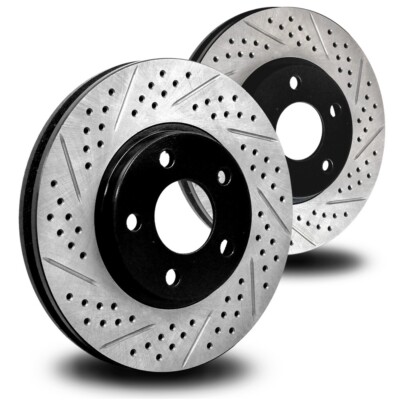CHE001FFD Camaro Firebird Trans AM 98-02 Brake Front Double Drill & Diamond Slot