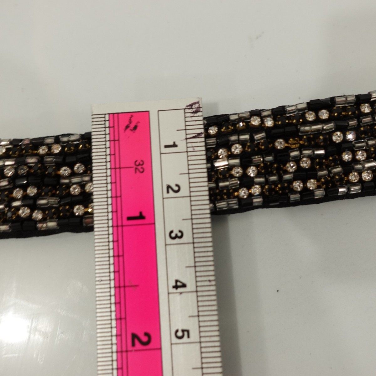 BCBGeneration Belt Womens Black Waist Embellished Rhinestone  display picture 1
