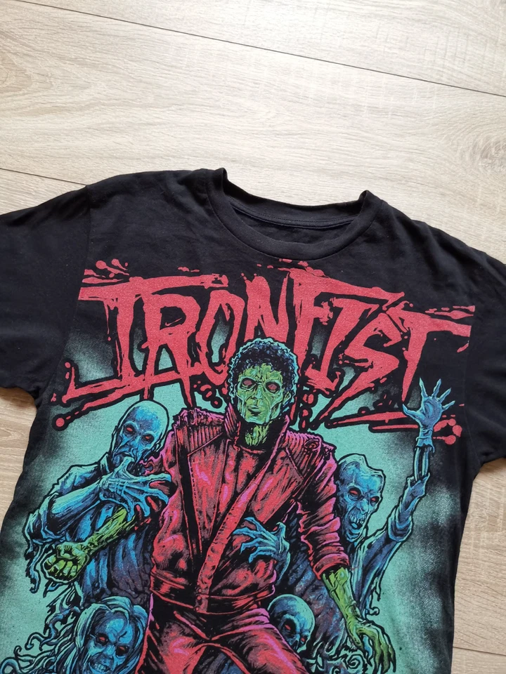 Iron Fist printed rock metal tee - Image 3 of 3