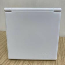 Mains 230V 16A Flush Hook Up Socket Caravan Motorhome Camper Van RV White