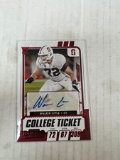 Walker Little 2021 Panini Contenders Draft Picks Rookie Auto Red Foil #221 NrMt