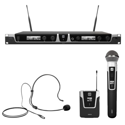 LD Systems U505.1 BPH 2 US Wireless Mic System with 2 x Headsets