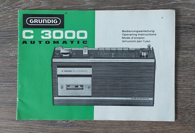 Anleitung GRUNDIG C 300 AUTOMATIC Bedienungsanleitung