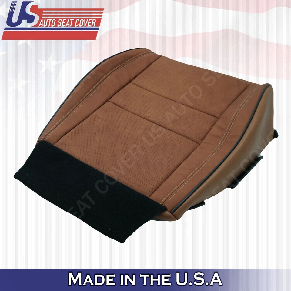 Jeep Grand Cherokee Overland 2012 cubierta superior e inferior de cuero marrón para conductor Foto 2 de 4