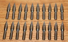 Vintage Esterbrook Penesco Fountain/Ink Pen Nibs - Lot of 20 - Medium Oval