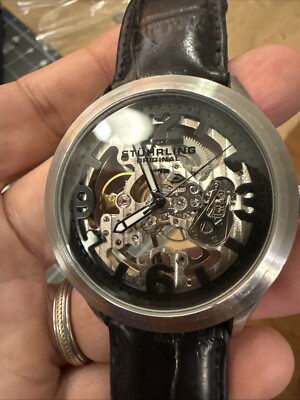 Stuhrling Original Commerce 765 45mm Skeleton Men's Watch