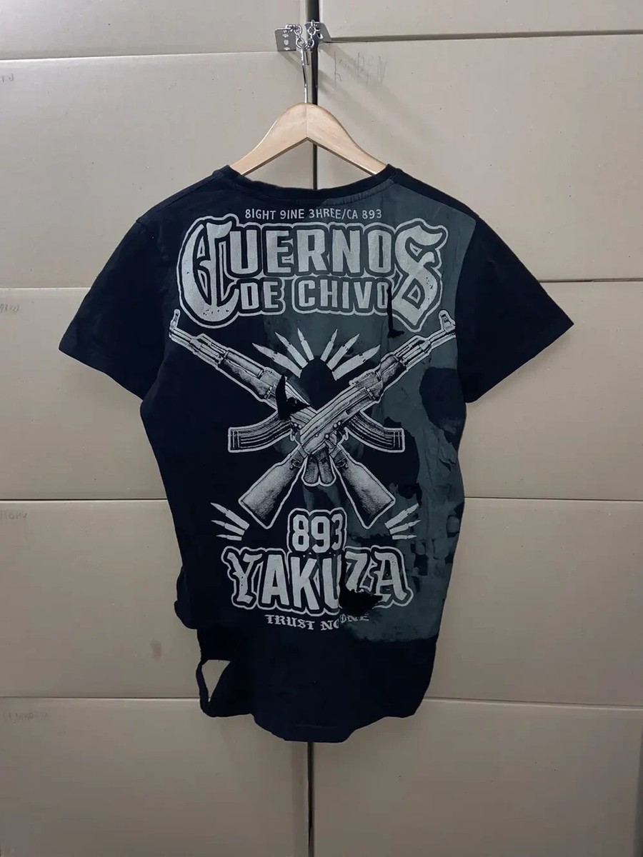 ✨USA製！Y2K！✨AFFLICTION Tシャツ M ダメージ加工 スカル Affliction スカルプリント Tシャツ ダメージ加工 USA製 - メルカリ