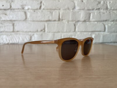 Stella McCartney SC0104S 003 Sunglasses Unisex Tan Gray Lenses 51-19-150 Italy Stella McCartney SC0104S 003 Sunglasses Unisex Tan Gray  main image 4