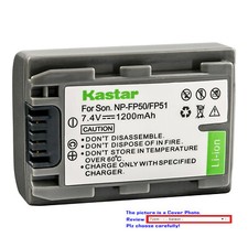 Kastar Replacement Battery Pack for Sony NP-FP30 NP-FP50 NP-FP51 NP-FP60 NP-FP70