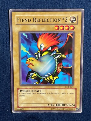 YUGIOH! LEGEND OF BLUE EYES WHITE DRAGON #LOB-021 FIEND REFLECTION #2