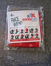 Santa Claus Fun Run Silicon Valley CA Race Wrap Gaiter NEW Wrapped